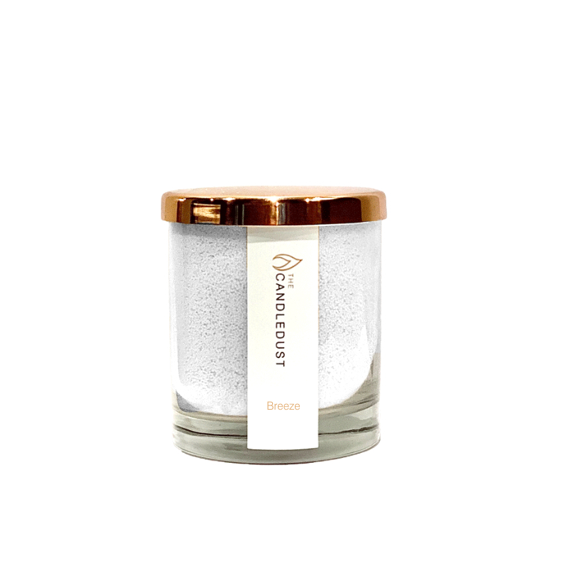 Powdered Candle in Glass  Breeze 160g