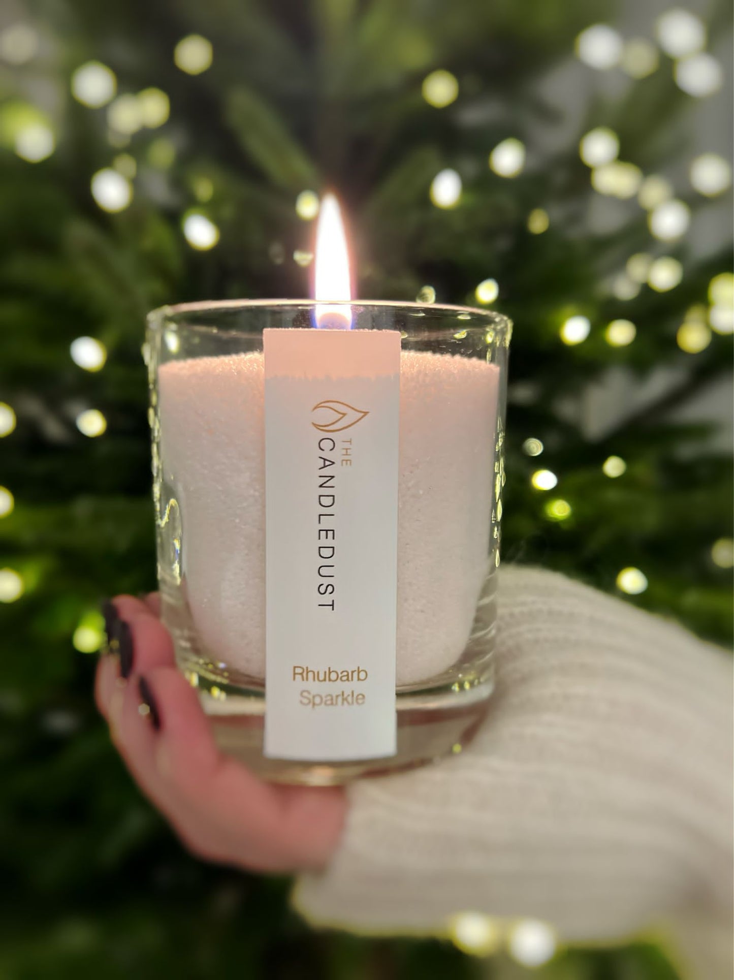 Powdered Candle in Glass  Breeze 160g